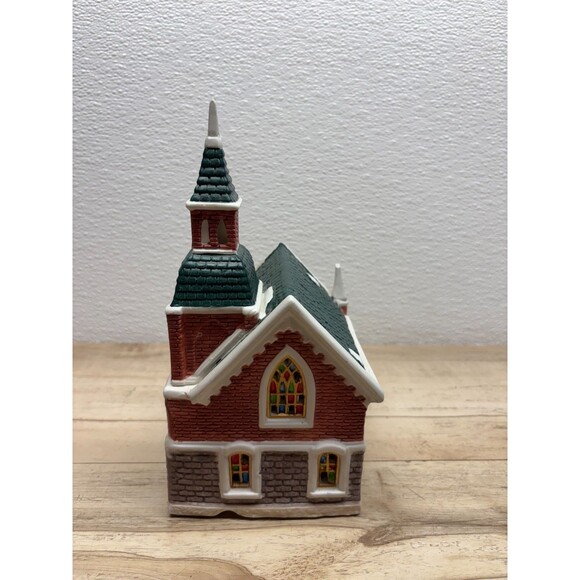 Vtg 1995 Christmas Valley Collection Light Up Cathedral - Picture 7 of 15